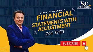 Financial Statement with Adjustments  Class 11  One Shot [upl. by Adnaluy]