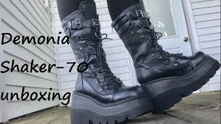 Demonia Shoe Unboxing [upl. by Cullie345]