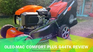 OleoMac G44TK Petrol Lawnmower Review oleomac [upl. by Landahl598]