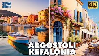 ARGOSTOLI Kefalonias Jewel Revealed  Greece Walking Tour 4K 🎥🇬🇷 [upl. by Cairns237]