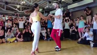 Panagiotis amp Myrto  Cologne Salsa Congress 2018  Salsa ON2 Flicks amp Tricks [upl. by Ahseniuq745]