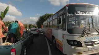 Traffic jam from Mont Choisy to [upl. by Peggy316]