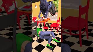 Dinosaur Break Window  Dinosaurs Attack Lady dinosaur jurassicworld dinosaurvideos [upl. by Anattar]