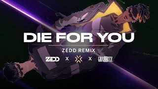 Die For You  Zedd Remix  Official Audio Visualizer  VALORANT Champions 2021 [upl. by Nidroj356]