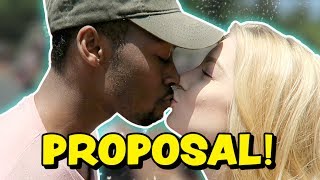 FAKE PROPOSAL AT DISNEYLAND PRANK Squad Vlogs [upl. by Daughtry330]