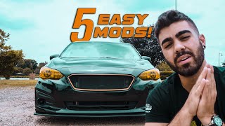 5 Easy amp Cheap Mods For Subaru Owners [upl. by Remmus]