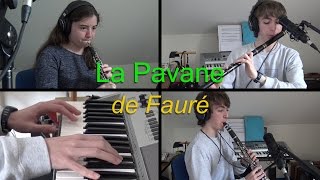 Pavane de Fauré arrangée pour flûte hautbois clarinette et piano [upl. by Loretta288]