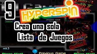 Como crear una lista única con tus juegos favoritos en HyperSpin [upl. by Wadlinger438]