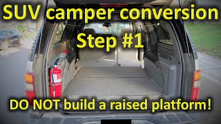 Turn your SUV into a camper [upl. by Eirrok]