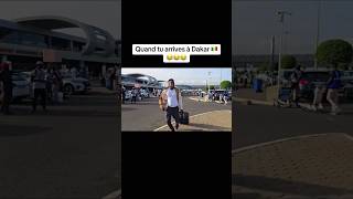 quand tu arrives à Dakar Sénégal funny humour tiktok comedy video [upl. by Nessaj307]