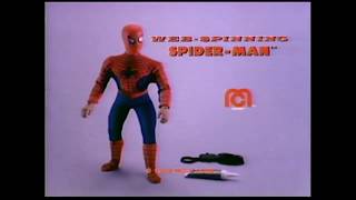 Mego Web Spinning Spiderman Action Figure Toy Commercial 1980 Marvel [upl. by Nodababus]