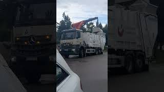 Altpapier Entsorgung Stadtwerke Rosenheim August 2024 Teil 1 MERCEDES BENZ AROCS [upl. by Amjan83]