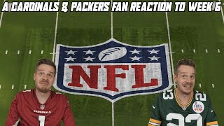 A Cardinals amp Packers Fan Reaction to NFL Week 6 [upl. by Aydidey]