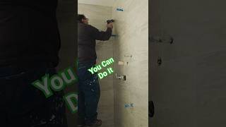 Caulking with silicone Easy tile howtotile silicone [upl. by Ecirum496]