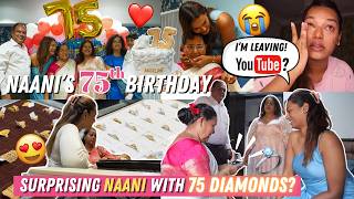 Surprising My NAANI for her 75th Birthday 💍 Im leaving Youtube vlogs HustleWSar [upl. by Carolin313]