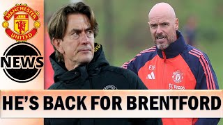 Erik ten Hag Back At Carrington To Prepare For Brentford Encounter This Saturday  Man United News [upl. by Gentilis218]