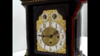 Very Rare 8 day English triple fusee 8 bell double chime bracket clock of superb proportions [upl. by Hintze]