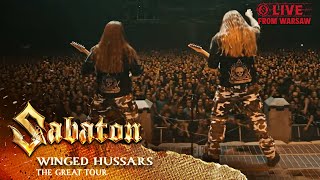 SABATON  Winged Hussars Live  The Great Tour  Warsaw [upl. by Ahsetan]