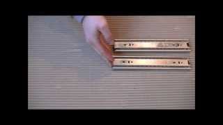 Full extension drawer slides  ball bearing runners for kitchen and bedroom drawers by Buller Ltd [upl. by Mario]