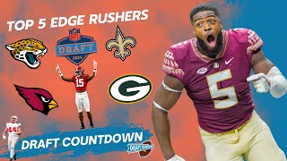 WAY TO EARLY 2024 NFL Draft  Top 5 EDGE Rushers [upl. by Inatsed]