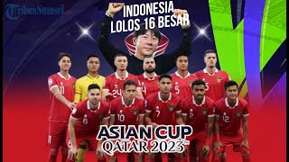 🔴BREAKING NEWS  INDONESIA LOLOS BABAK 16 BESAR AFC ASIAN QATAR 2023  KIRGISTAN 11 OMAN DRAW [upl. by Goodson759]