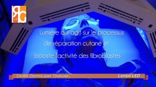 LED médicale pour soins du visage Dr Gassia dermatologue à Toulouse [upl. by Noired]