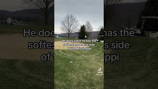 Downslope lie bunker Short sided pin green running away what would yall do in this situation [upl. by Pieter]