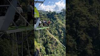 Worlds 2nd Highest Bungy🔥🤯 228mt bungy adventure bungyjump [upl. by Arreit]