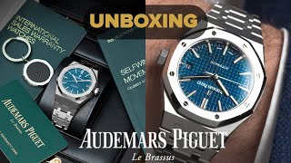 UNBOXING MY NEW Audemars Piguet Royal Oak Finally Arrived [upl. by Wahs179]