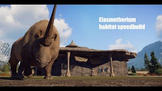 Elasmotherium habitat speedbuild │ Prehistoric Kingdom │ [upl. by Malinda167]