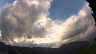 Hollywood Paragliding Landing Malcesine Italy April 2012MP4 [upl. by Bryon]