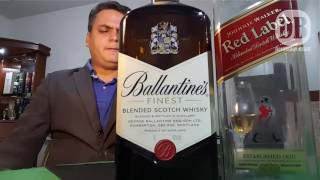 Johnnie Walker Red Label vs Ballantines Finest  Desafio nº 1  Review 82 [upl. by Wolfe649]