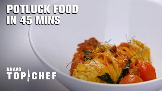 Potluck Dishes in Under 45 Minutes  Top Chef Colorado [upl. by Filler]