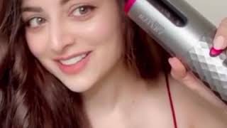 Miss India Zoya Afroz uses Wylera Dreamwave Hair Curler zoyaafroz [upl. by Etteloc640]