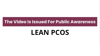 Lean Polycystic Ovary Syndrome PCOS Symptoms Causes amp Treatment Know it from 𝐃𝐫𝐒𝐮𝐩𝐚𝐫𝐧𝐚 𝐁𝐚𝐧𝐞𝐫𝐣𝐞𝐞 [upl. by Yllus]