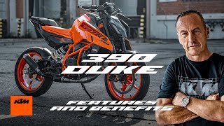 The 2024 KTM 390 DUKE – Features and Benefits  KTM [upl. by Yeltneb864]