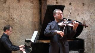 Danse Espagnole de Falla  David Galoustov violon  Julien Gernay piano [upl. by Francois]