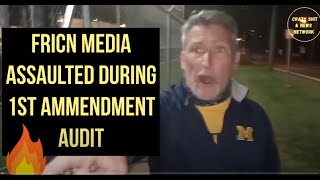 Fricn Media Assaulted at Postum Cereal Company for recording in publicBreakdown 1st amendment Audit [upl. by Abas522]