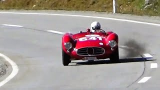 Maserati A6GCS53 Fantuzzi in Swiss hill climb race [upl. by Nehcterg]