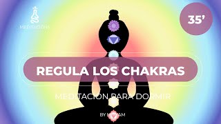 Meditación Guiada para Dormir ☘ Auto Sanación Equilibrando los Chakras [upl. by Viking236]