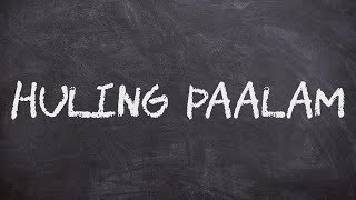 Huling Paalam Original Song [upl. by Essined]