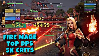 Fire Mage  Flame Mage Top DPS in Shadow Witch Normal Raid  TARISLAND [upl. by Hardi]