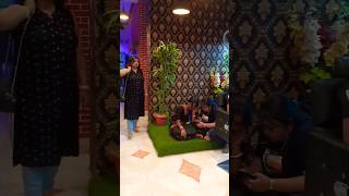 beauty parlour funny video  beauty parlour with academy [upl. by Kcirdderf]