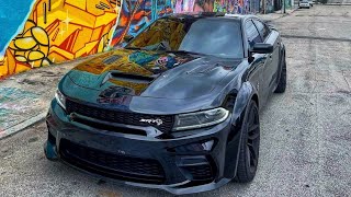 POV drive and drift in a SRT Hellcat Charger Widebody Jailbreak Pushing it To The Limits srt [upl. by Roybn]