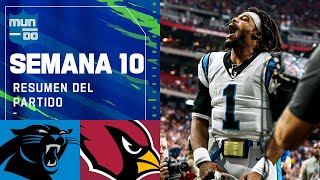 Carolina Panthers vs Arizona Cardinals  Semana 10 2021 NFL Game Highlights [upl. by Cherilyn]