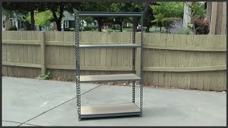 How To Assemble Metal Shelving [upl. by Llehsor]