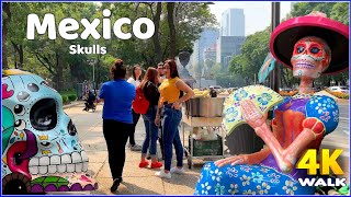 【4K】𝐖𝐀𝐋𝐊 ➜🇲🇽 MEXICO CITY 🇲🇽 CDMX  TRAVEL VIDEO virtual walk [upl. by Eiuqnimod]