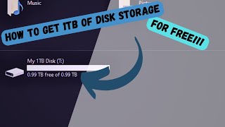 How to get 1TB on Windows 10 for FREE [upl. by Arihaj879]