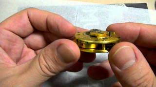 Cylinder Escapement Verge Fusee Pocket Watch Movement [upl. by Eihcra]