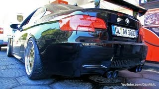 BMW E92 M3 V8 GT Schirmer Race Engineering  Revving amp Accelerating [upl. by Myca]